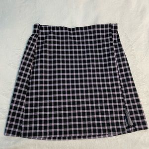 Never worn purple plaid skirt